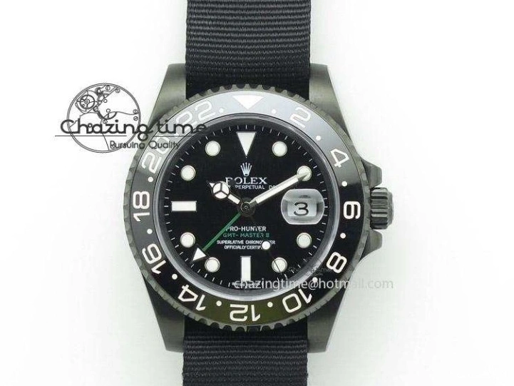 0601 Daytona DIW Carbon OMF Best Edition Black White Dial on Black Nylon Strap A OnTrend 2843
